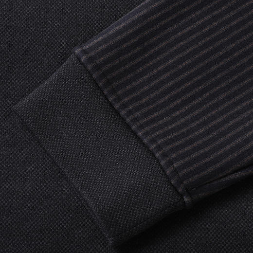 【加绒】【新款DWP】大依优型大码假两件长袖T恤衬衫领卫衣男装加肥加大体恤大号上衣胖子商务休闲 商品图8