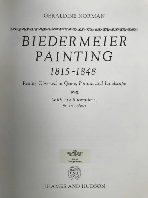 毕德迈尔时期绘画图集，1815-1848年 113幅插图（80幅彩色） 精装大16开 商品图3