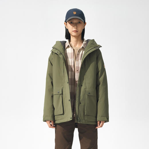 北极狐 女士连帽棉服 2024秋冬新户外徒步露营保暖棉夹克14500152 商品图3