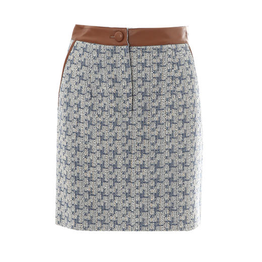 VIMAGE纬漫纪秋季新款高腰显瘦时尚复古印花短裙半身裙V2206815 商品图6