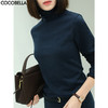 【有赞】MZ517COCOBELLA优雅人字纹高领毛衣女气质通勤堆堆领针织衫 商品缩略图0