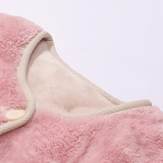 都市丽人眯雅佳睡衣夹棉系列无袖长毛绒夹棉加厚童装夹棉马甲上衣JHT7A1 商品图8