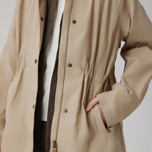 Fjallraven/北极狐 户外连帽风衣外套 女士中长款防风夹克 87029 商品图3