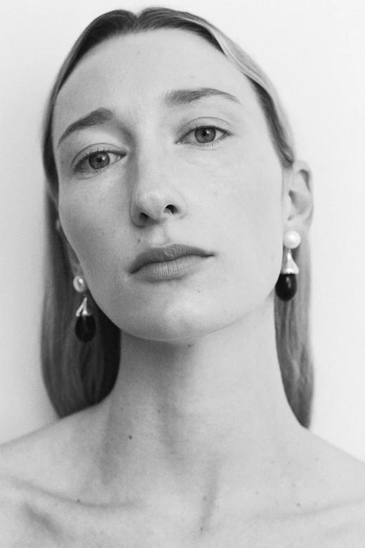 Sophie Buhai  纯银/镀金珍珠缟玛瑙Audrey耳环 商品图12