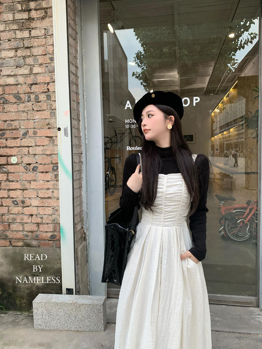 Read Nameless /直角肩翻袖西装+亚麻天丝绡吊带裙 2024/9/28 商品图5