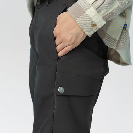 北极狐 女士户外徒步长裤 防泼水 拼接耐磨弹力裤 爬山裤子 84797 商品图3