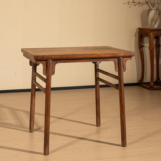 清 红木夹头榫刀牙板平头案 商品图0