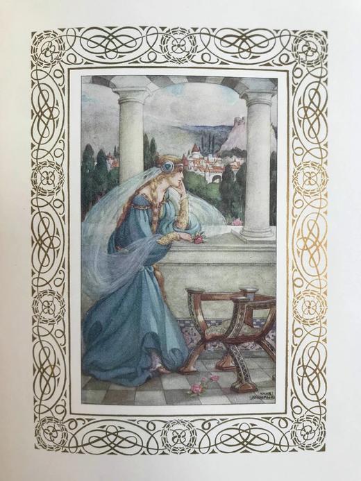 1911年《奥卡辛与尼克莱》 安安德森6幅彩色插图 漆布精装16开 商品图4