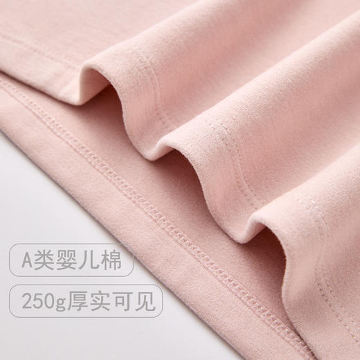 80-200斤可穿大码保暖内衣纯棉舒绒保暖内衣加厚大码女士秋衣秋裤套装双面磨毛打底圆领冬季胖MM女士专用保暖衣 商品图2