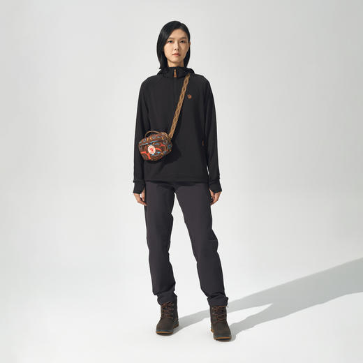 【男女同款】北极狐连帽套头卫衣2024新款半高领休闲T恤04242157 商品图1