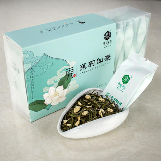 东裕茗茶茉莉仙毫66克盒装  精心窨制 久泡余香 商品图2