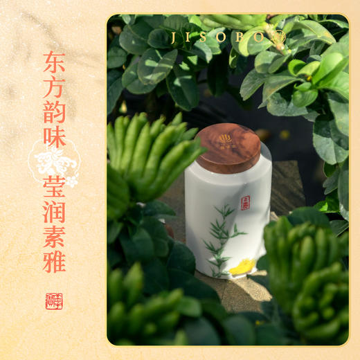 金华特产佛手干丝佛手茶金手宝金袍银丝小罐瓷瓶装38g/罐 商品图1