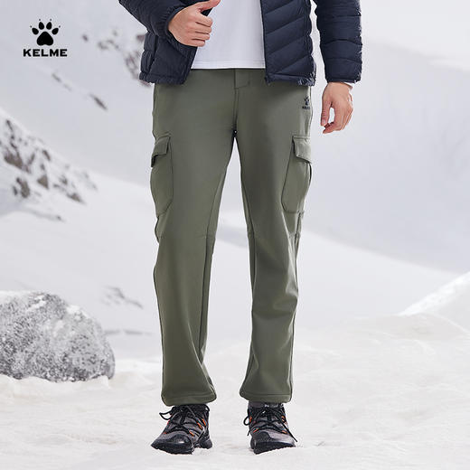 卡尔美新款男士男式户外软壳裤 商品图0