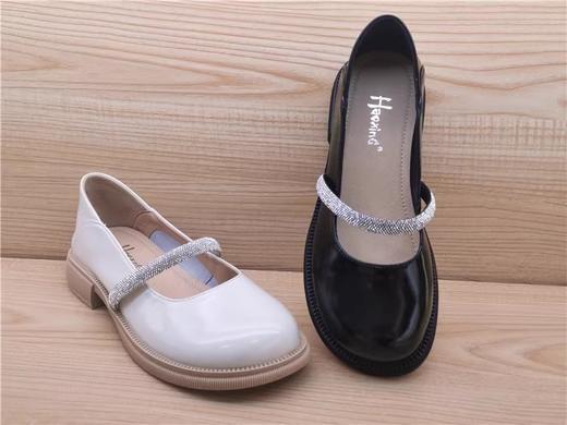 豪行秋季新款女鞋正品真皮时尚休闲舒适低跟女单鞋22301106 商品图0