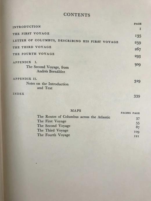 限量版毛边本！1930年 哥伦布航海记 5幅地图 布面精装16开 商品图4