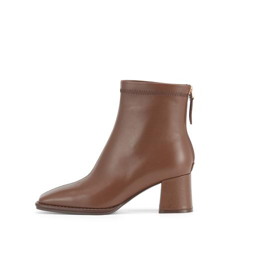 westory2024年秋冬新款优雅风中高跟方头百搭短靴切尔西W24DS84711 商品图2