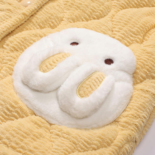 都市丽人睡衣亲情蜜语长袖家居服烂花夹棉加厚女士夹棉套装LHT9B8 商品图6