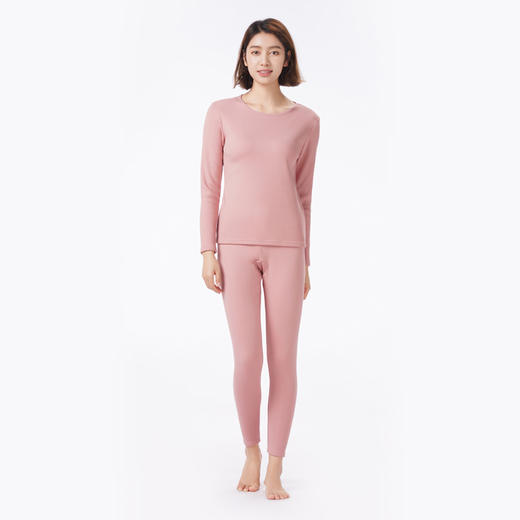 都市丽人保暖衣强暖套装玻尿酸复合超柔绒厚女士保暖衣套装LWT2A1 商品图1