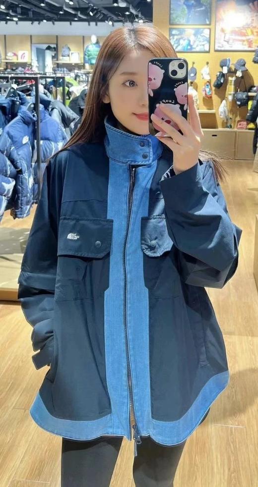 特价 北面UE先锋设计男牛仔拼接可拆卸软壳外套 商品图2