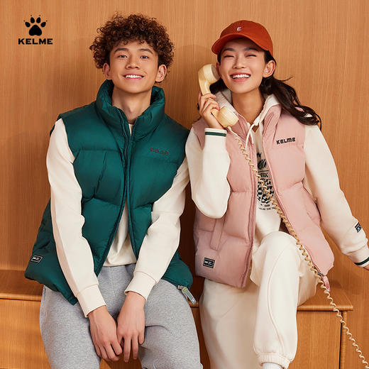 卡尔美新款男士男式塞棉马甲 商品图1