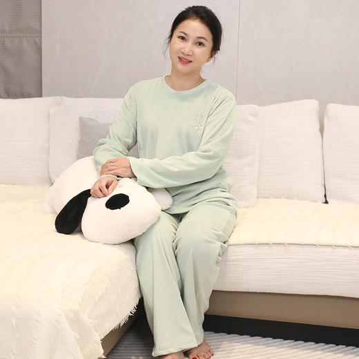 【169元1套】秋冬女士长袖长裤套头家居套装-2243217 商品图1