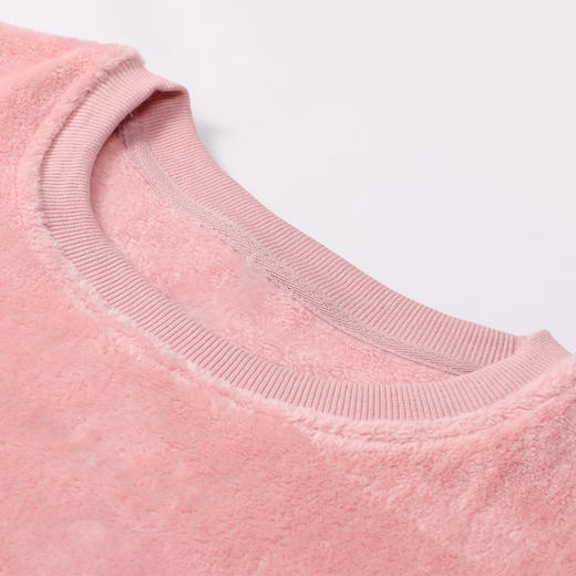 都市丽人睡衣会员精选长袖家居服法兰绒厚女士法兰绒套装LHT0D2 商品图1