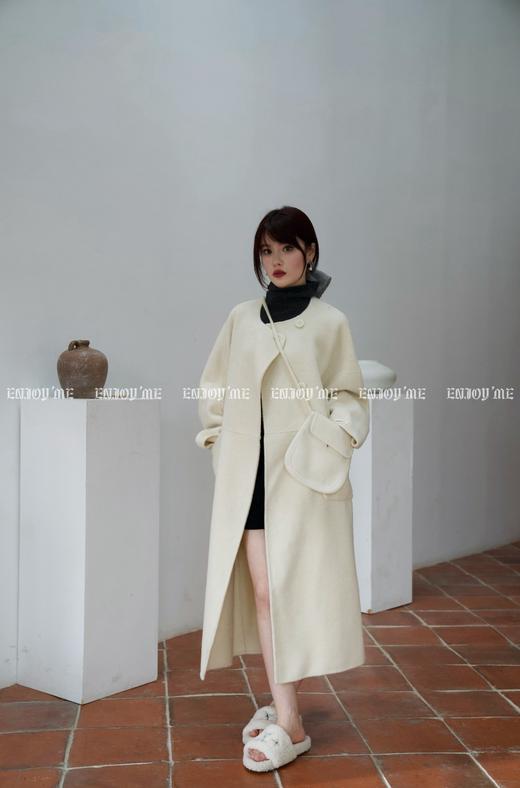 【门店同款】ENJOY冬季柔韧与共光年之外配包大衣 159496642 商品图11