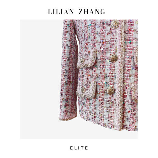 E系列-定制—“时尚轮回”——爱有共鸣——千金风嵌边小香外套  2405009 商品图2