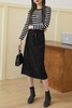 09866#抽绳后开叉半裙 商品缩略图6