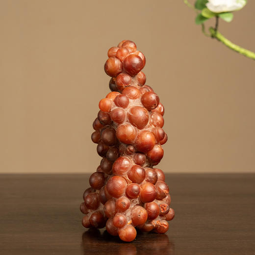 清 玛瑙满架葡萄摆件 商品图4