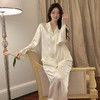 【秋冬严选❗️法式甜美公主风睡衣】新品套装春秋喇叭袖长袖长裤冰丝套装新款家居服女睡裤 商品缩略图4