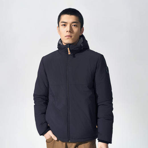北极狐男士户外运动防风保暖棉服轻量连帽棉夹克08222169 商品图1