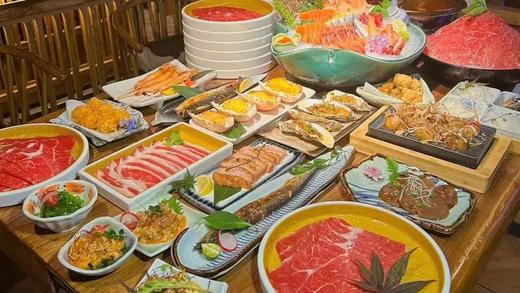 【熹木和牛】单人和牛三文鱼日料自助（含锅底）1份 商品图0