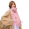 心选丨【韩版小香风格子围巾】冬季学生百搭披肩 加厚围脖可爱少女心脖套 商品缩略图4