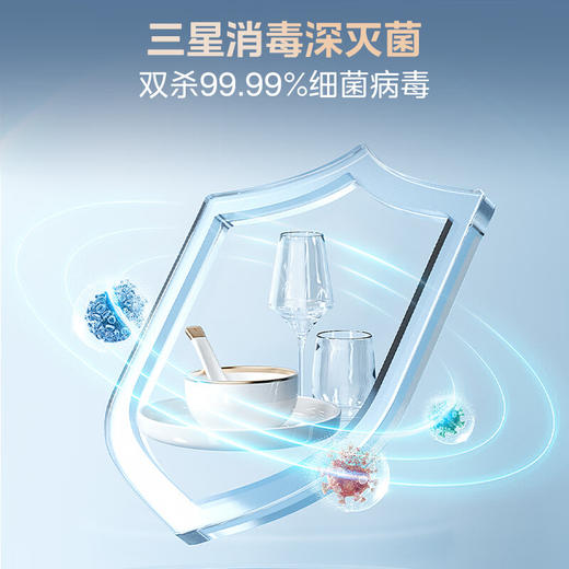 的（Midea）14套嵌入式洗碗机RX600Max 105℃热风烘干+升降碗篮 一级水效 三星消毒分层洗 商品图6