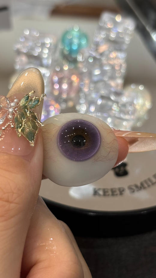 woolilens 游泳小鱼 半年抛 2片 14.2mm 参考着色13.3 基弧8.6 含水38% 新锐国货 商品图3