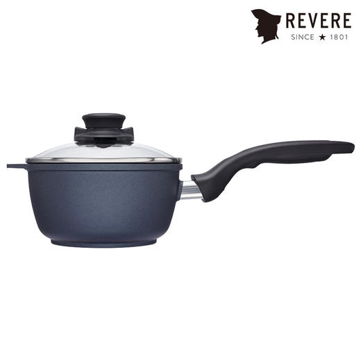【小家电】Revere蓝宝石带盖不粘锅单柄汤锅奶锅汤锅不粘锅18cm RWS-6718C/YK HF 商品图2
