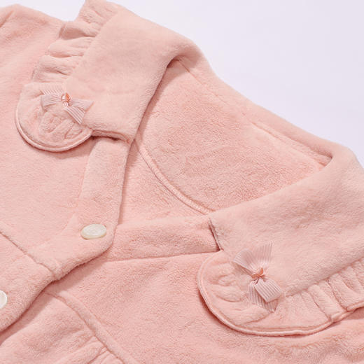 都市丽人睡衣生活家居长袖家居服双面法兰绒厚女士法兰绒套装LHT1R6 商品图4