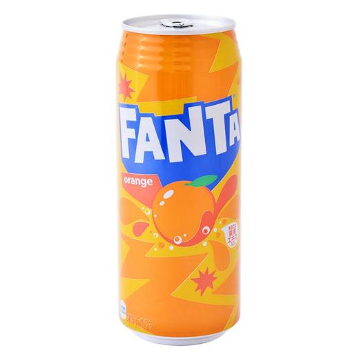 芬达橙味碳酸饮料汽水 500ml/瓶 商品图0