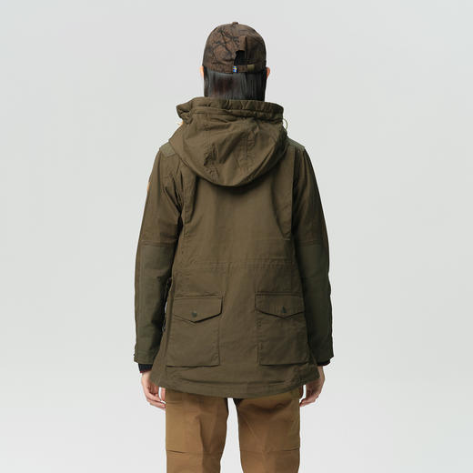 北极狐 女士G1000户外夹克 2024耐磨防风徒步露营连帽外套 89715 商品图4