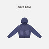 COCO ZONE 时尚连帽口袋设计外套简约休闲上衣CC1C2234 商品缩略图0