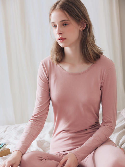 秋冬新款保暖内衣套装女秋衣秋裤女士纯棉套装打底内穿保暖内衣全棉学生内衣套装冬季 商品图1