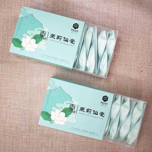 东裕茗茶茉莉仙毫66克盒装  精心窨制 久泡余香 商品图1