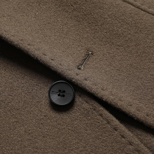 【100%绵羊毛】【新款DAB】大依优型品质绵羊毛双面呢大衣西服外套商务夹克男宽松加肥加大码上衣胖子正装休闲 商品图6