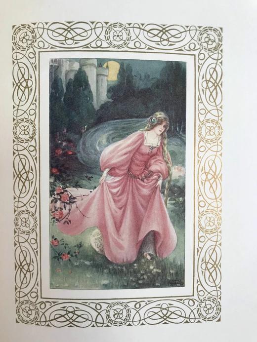 1911年《奥卡辛与尼克莱》 安安德森6幅彩色插图 漆布精装16开 商品图6