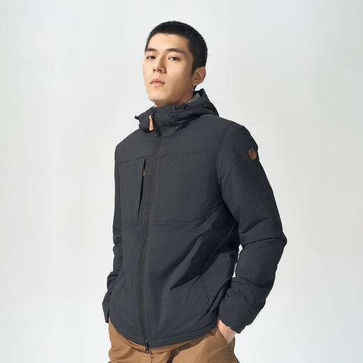 北极狐 男士连帽棉服 2024新款 秋冬户外徒步保暖棉夹克08242133 商品图1