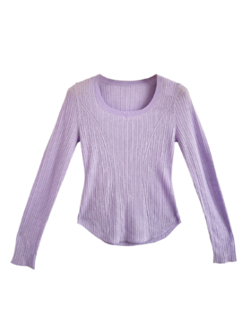 修身羊毛打底衫