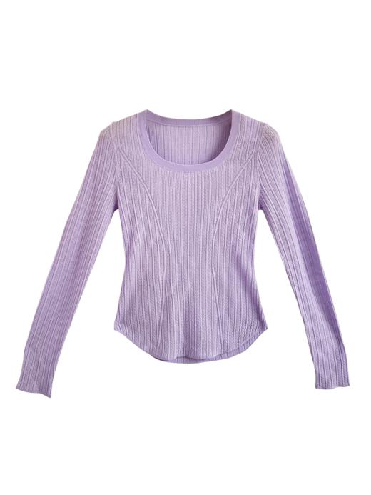 修身羊毛打底衫 商品图0