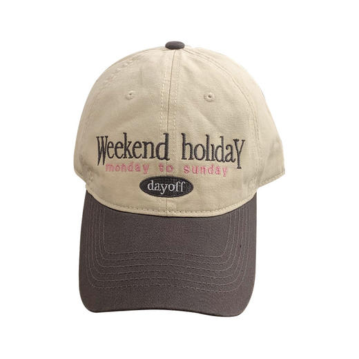 「19.9到手！数款配色」复古拼色棒球帽韩版显脸小软顶鸭舌帽遮阳成人防晒大头围檐配饰 商品图4