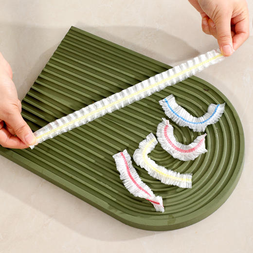 「拍1发2，拍2发5」保鲜膜套防尘罩 食品家用保鲜袋一次性保鲜罩菜罩浴帽松紧口厨房用品 商品图2